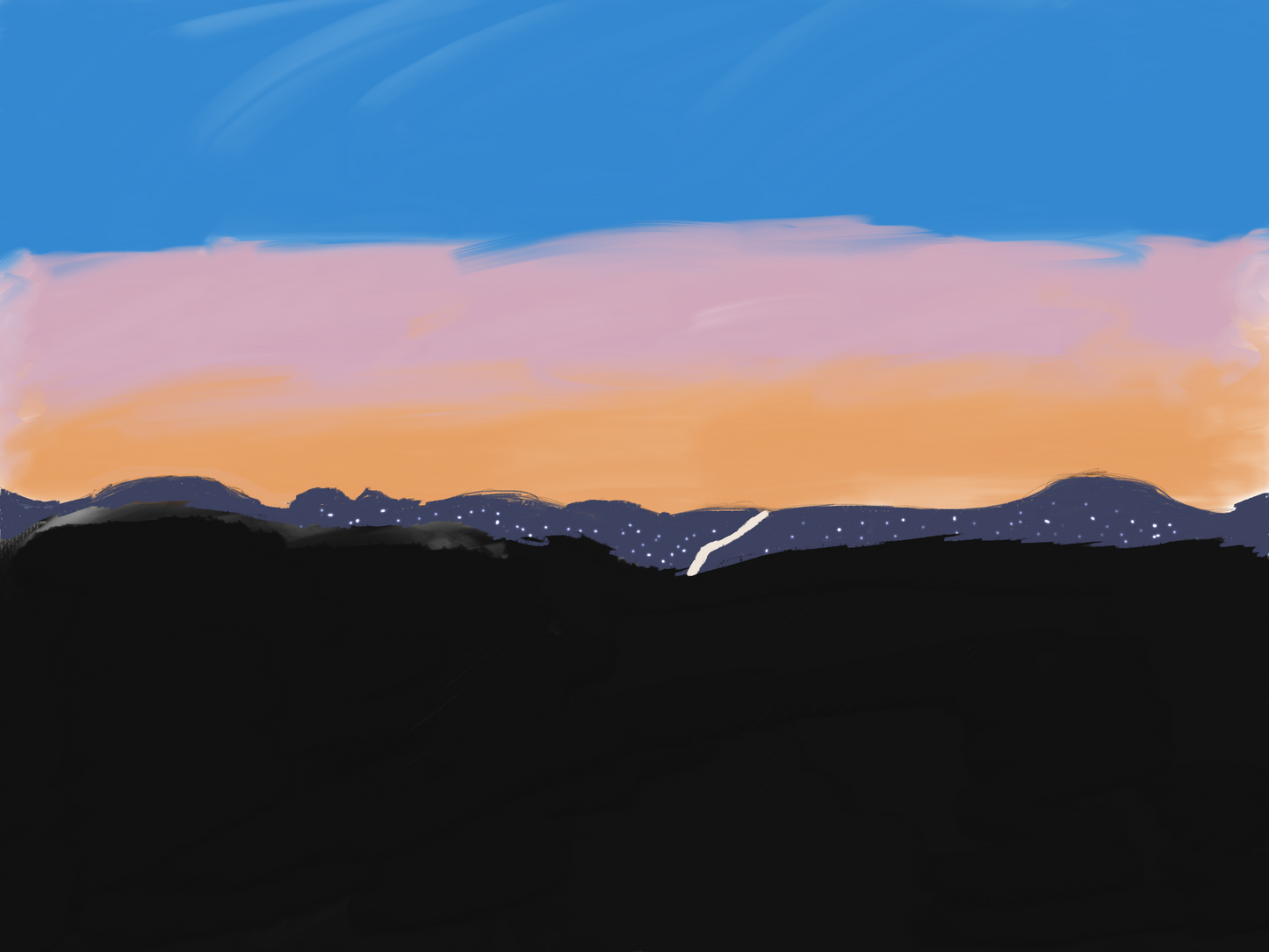 "Sunset Dreamer" Canvas