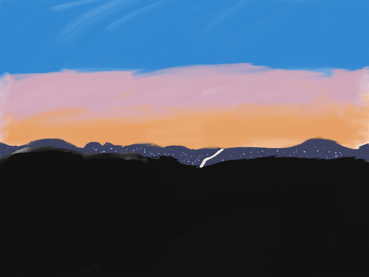 "Sunset Dreamer" Canvas